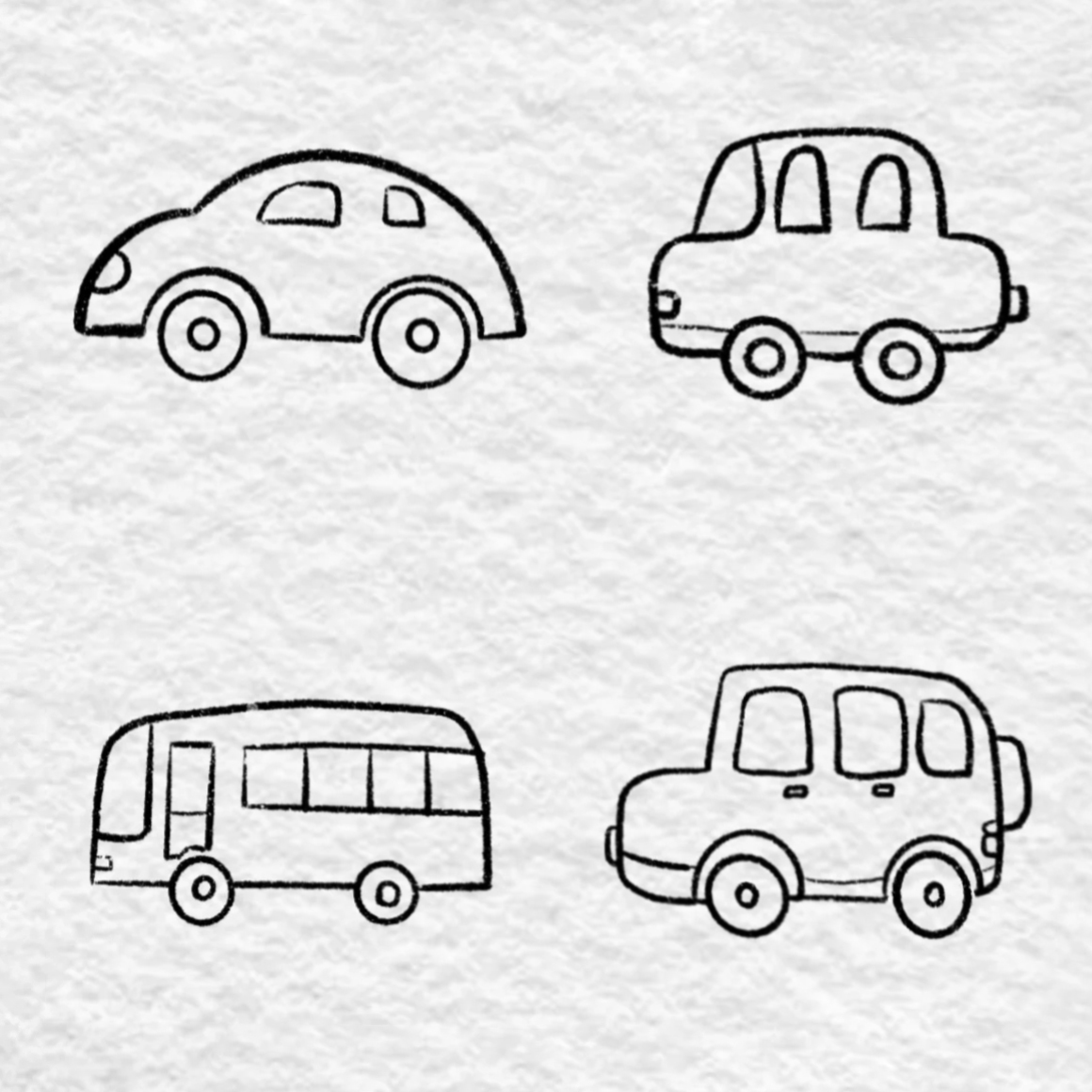 【转】简笔画-汽车